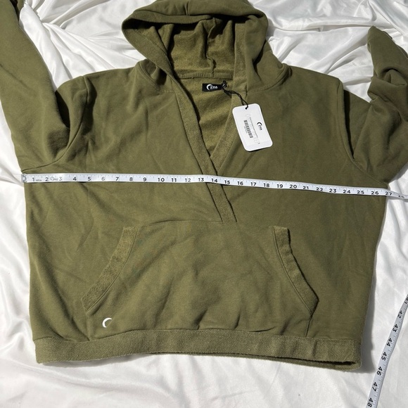 Zyia Olive Calmness Pocket Hoodie – Size 3XL (NWT) Cropped - Picture 13 of 14